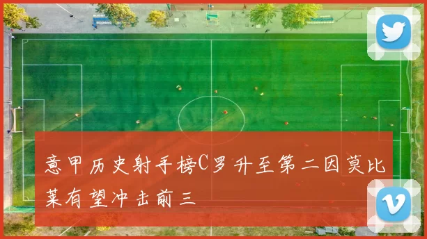 意甲历史射手榜C罗升至第二因莫比莱有望冲击前三